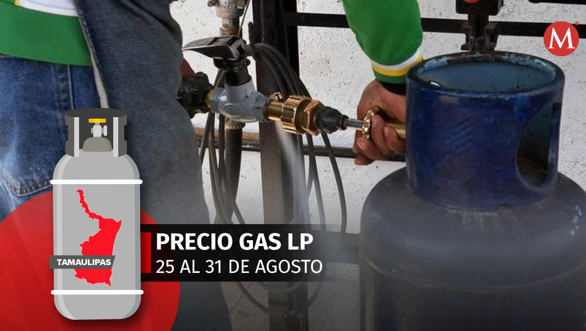 Precio del gas LP en Tamaulipas.