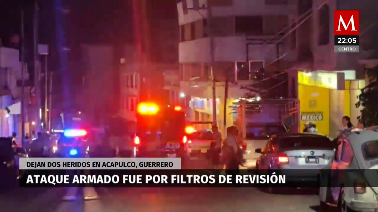 Ataque en Acapulco tras persecución de motociclistas vinculados a robos por el huracán 'Otis'