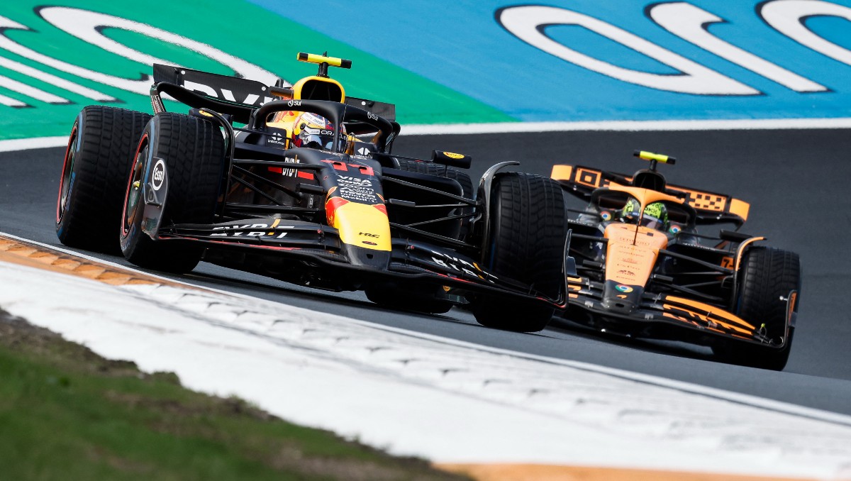 Checo Pérez, sexto en GP de Países Bajos; Lando Norris gana la carrera (AFP)