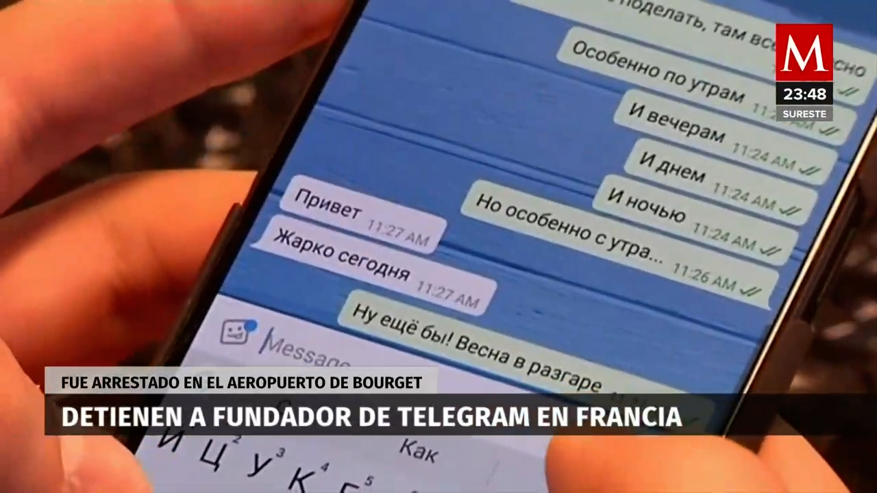 Detienen a Pavel Durov, fundador de Telegram, en aeropuerto de París
