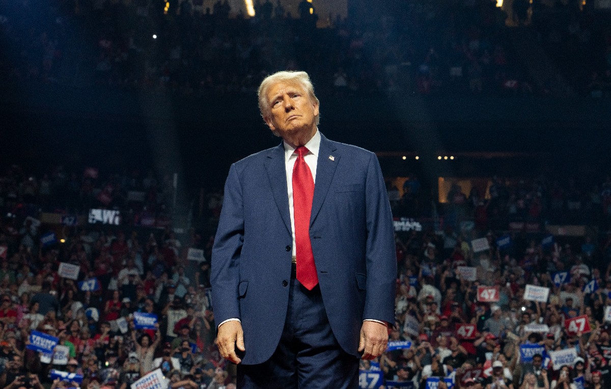 Evento de campaña de Donald Trump en Glendale, Arizona (AFP)