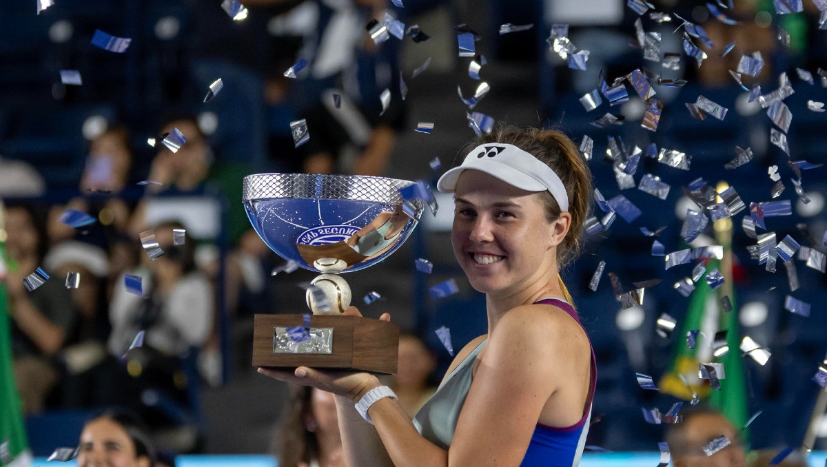 Linda Noskova conquista el Abierto de Monterrey tras vencer a Lulu Sun (EFE)