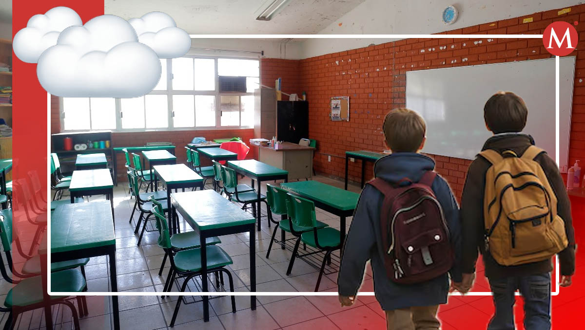 Prevén cielos nublados y probabilidad de lluvia para este primer día de clases en Hidalgo