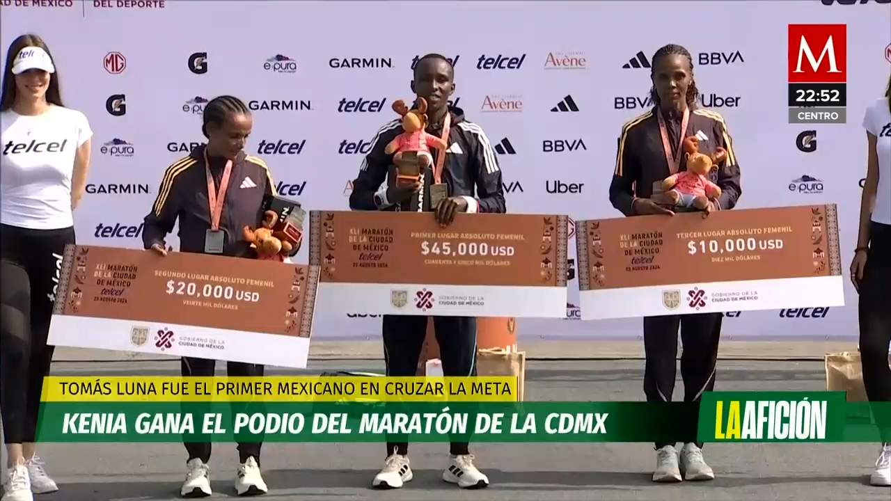 Edwin Kiptoo y Fancy Chemutai triunfan en el maratón de la CdMx 2024