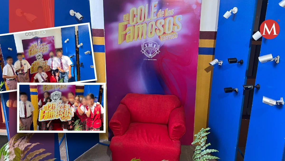 Escuela de Tampico regresa a clases al estilo La Casa de Los Famosos