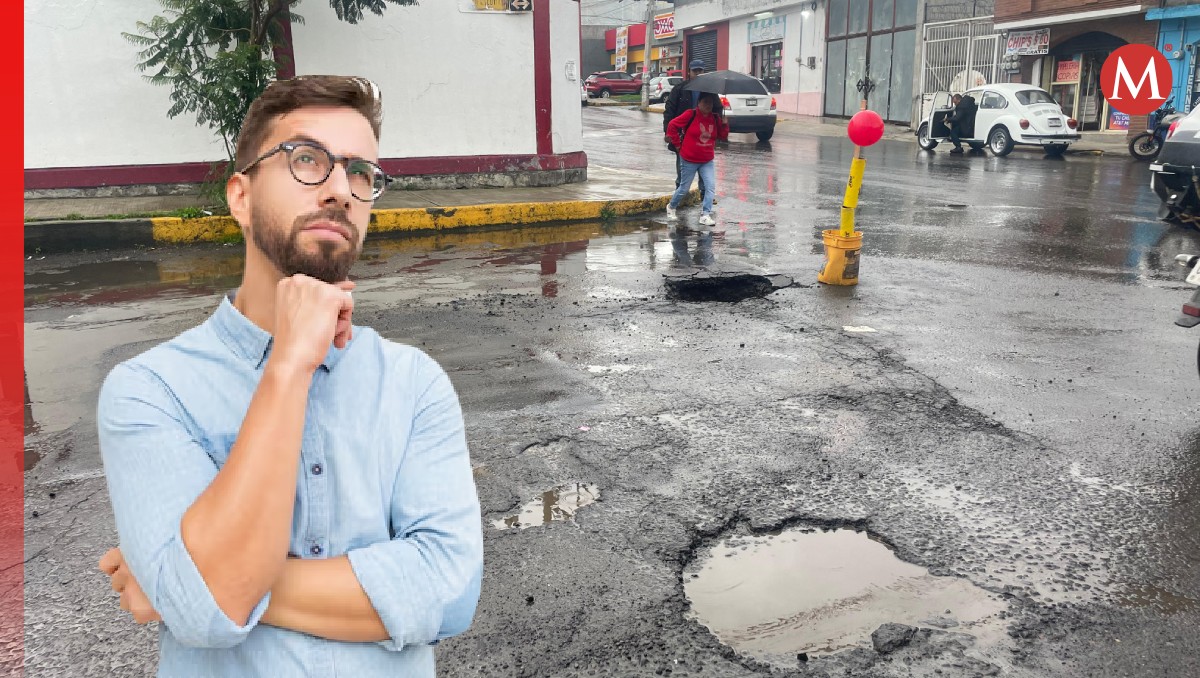 En Metepec y Toluca han registrado hasta 8 mil reportes por baches debido a la falta de mantenimiento y a las lluvias. Foto: (Especial)
