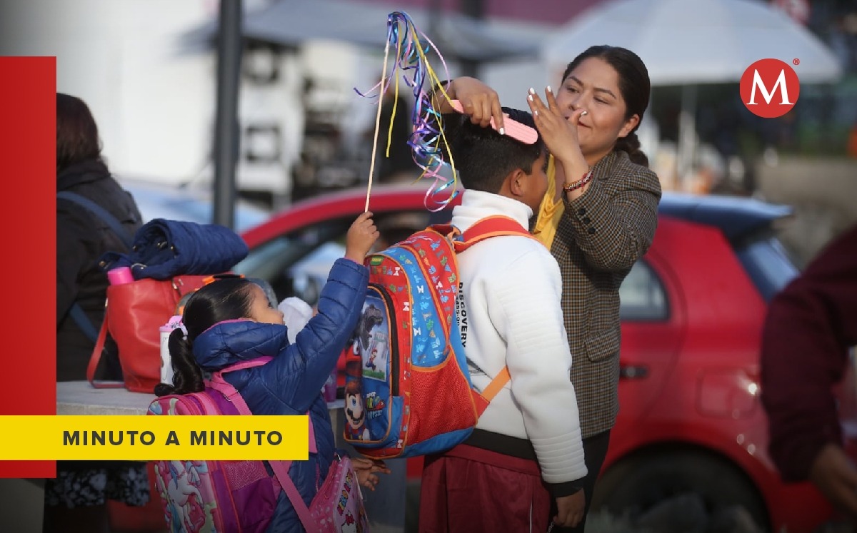 Millones de alumnos regresan a clases este lunes 26 de agosto (Diseño: Milenio con foto de Araceli López)