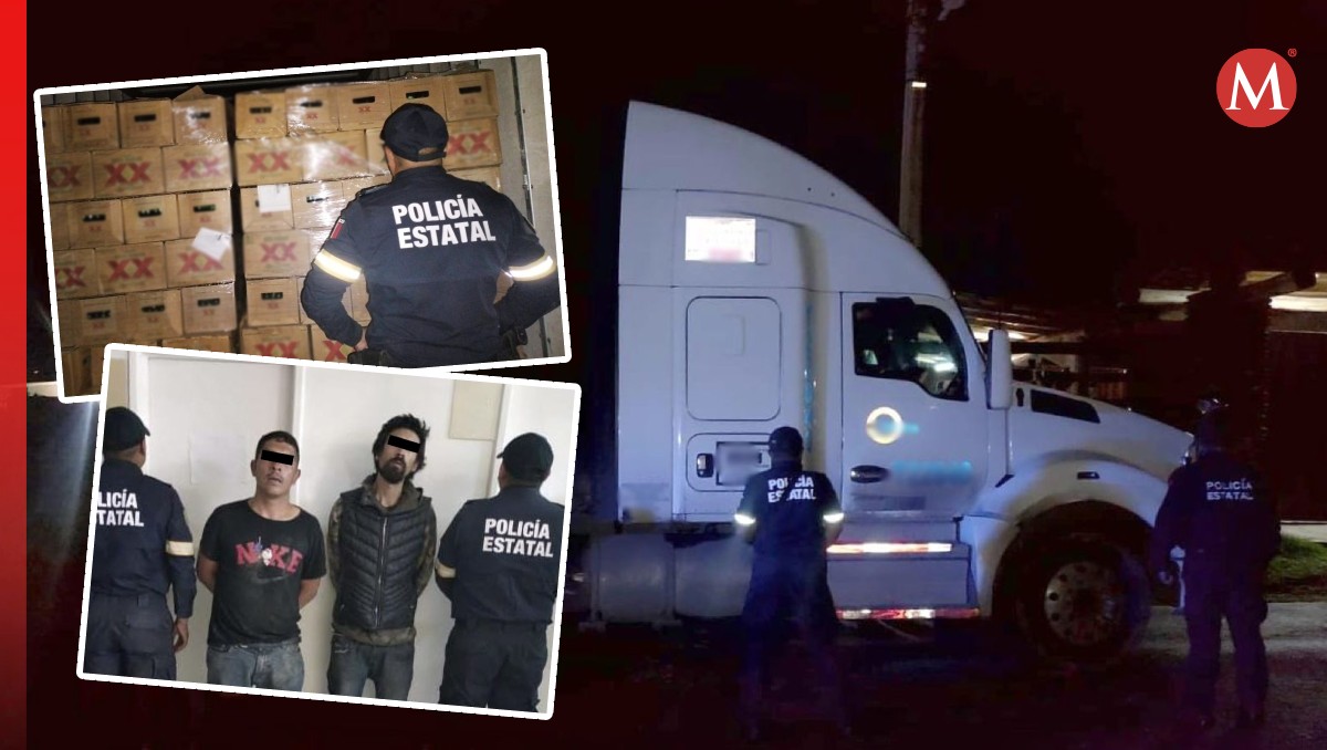 Dos personas fueron detenidas por el robo a transporte y secuestro de un operador en Lerma. Foto: (Especial)