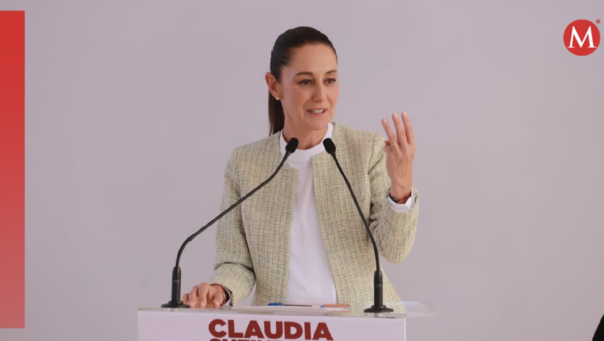 La presidenta electa, Claudia Sheinbaum, en su conferencia de prensa de hoy. | Javier Ríos