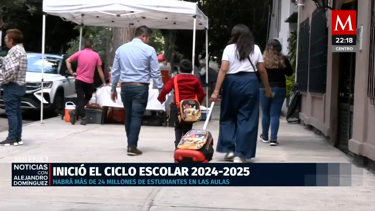 Ciclo escolar 2024-2025 comienza con 24 millones de estudiantes en México