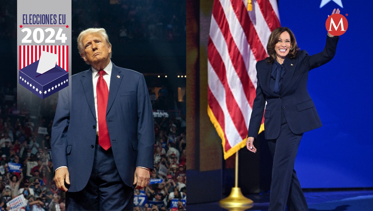 Donald Trump y Kamala Harris compiten codo a codo para las elecciones. | AFP