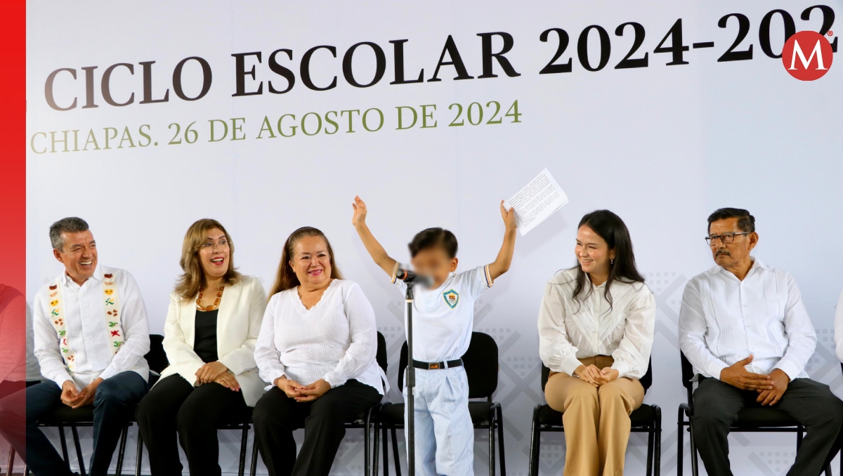Emotivo mensaje en el regreso a clases en Tuxtla Gutiérrez (Especial)