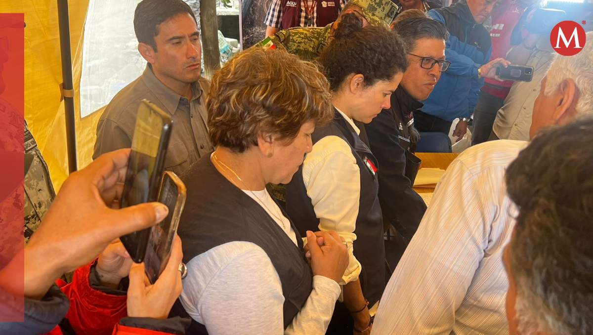 Luisa María Alcalde y Delfina Gómez Álvarez acudieron este martes al municipio de Chalco para realizar un recorrido. Zuleyma García