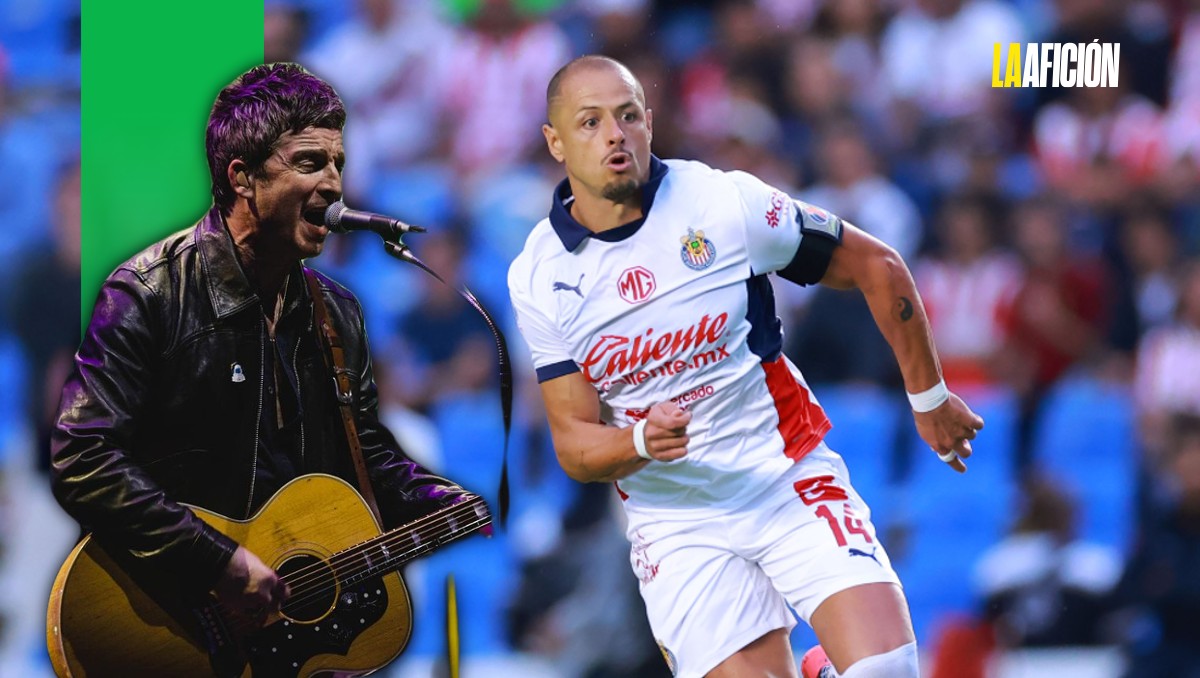 Noel Gallagher de Oasis llamó "idiota" al Chicharito Hernández (Instagram @themightyi/Imago 7)