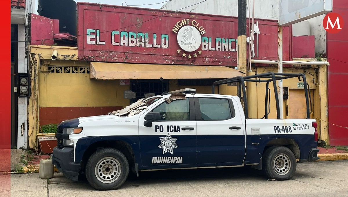Lo que queda del Bar Caballo Blanco permanece bajo resguardo de las autoridades. | Especial