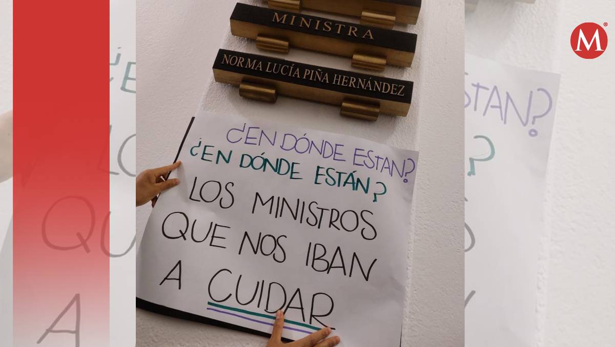 Trabajadores del Alto Tribunal protestaron afuera de las oficinas de ministros  y ministras (Rubén Mosso)