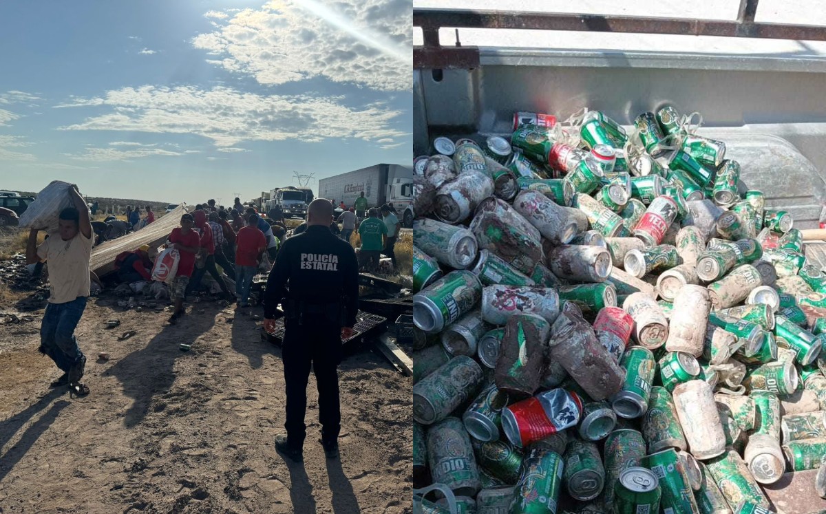 Vuelca tráiler en carretera Torreón-Saltillo. l Especial