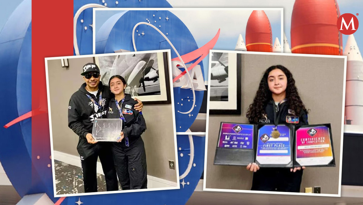 Araceli Arreguin Chávez, mexicana del equipo ganador del International Air and Space Program