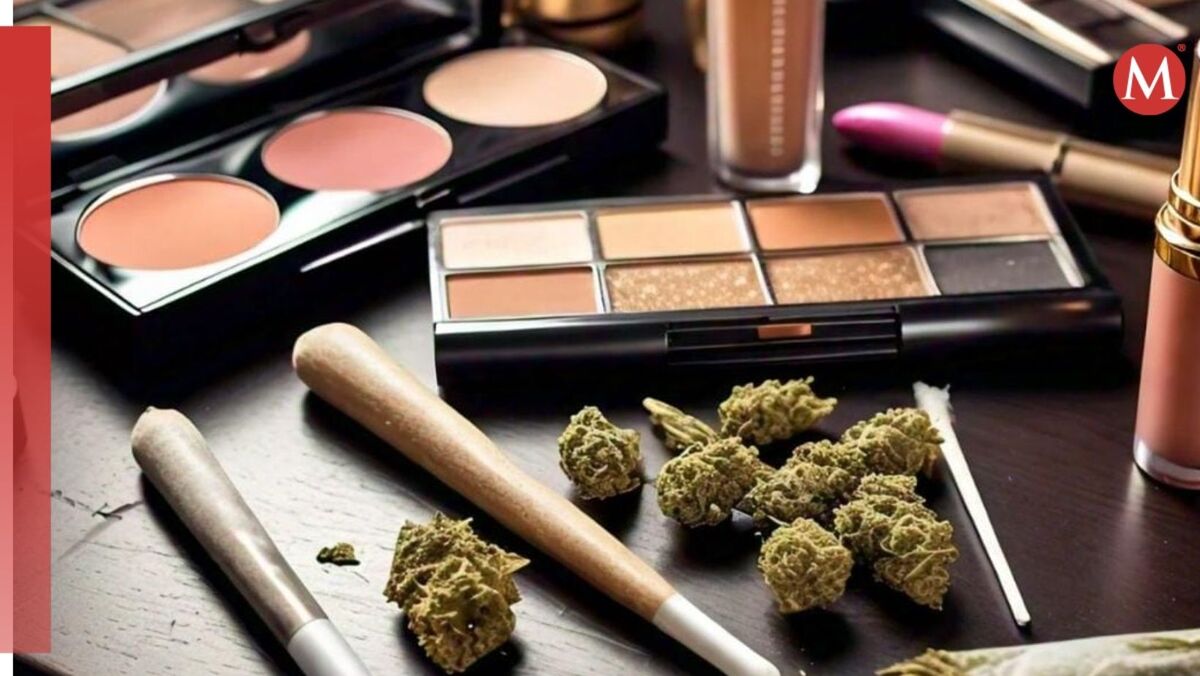 Los criminales escondían la droga en maquillaje para transportarla en el AICM.