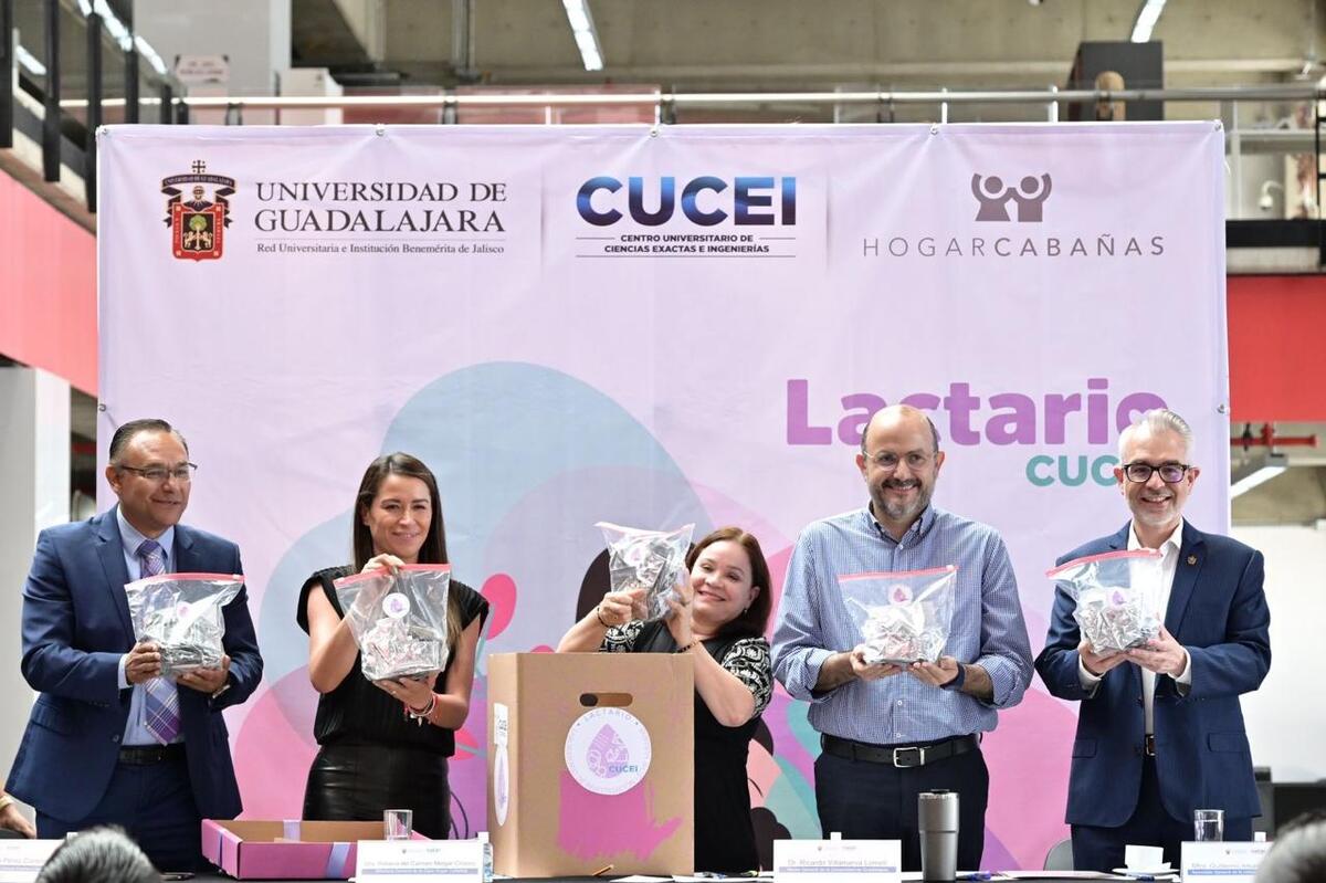 CUCEI firma convenio con Casa Hogar Cabañas y donará leche materna en polvo (Cortesía)