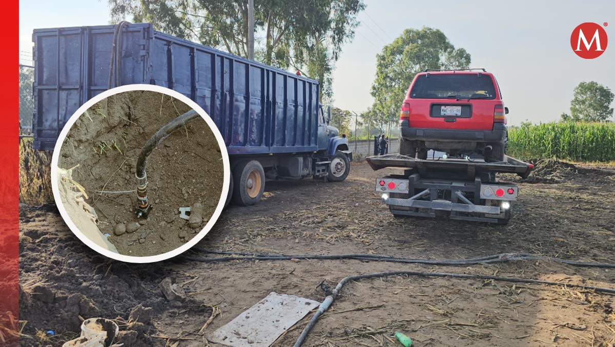Localizan dos tomas para robo de combustible en Tlajomulco, Jalisco (Fotos: Juan Carlos Munguía | Diseño: Milenio)