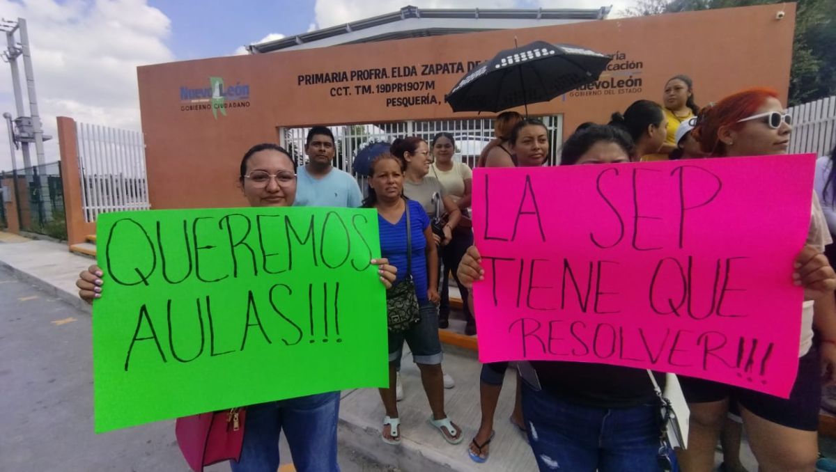 Los padres de familia de los alumnos solicitan otro plantel en la zona | Especial.