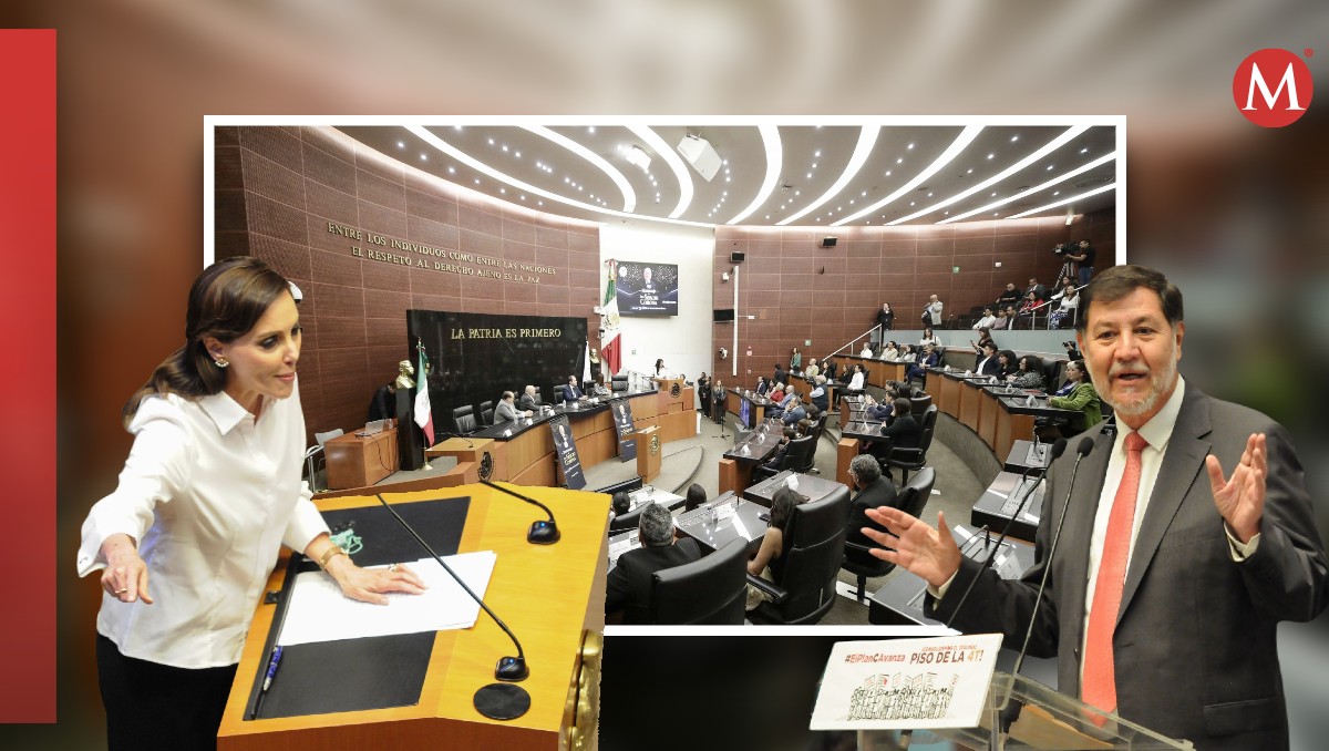La senadora del PAN criticó el nombramiento de Noroña como presidente de la Mesa Directiva. | Especial