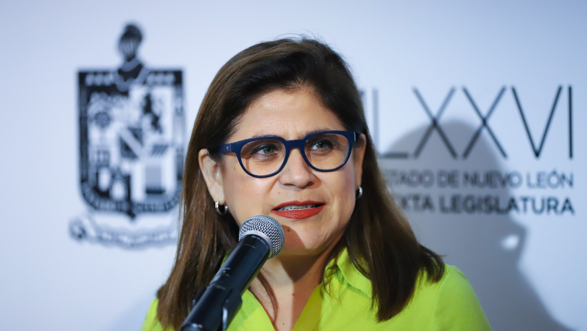 La vicecoordinadora de Movimiento Ciudadano, Sandra Pámanes. Foto: Jorge López