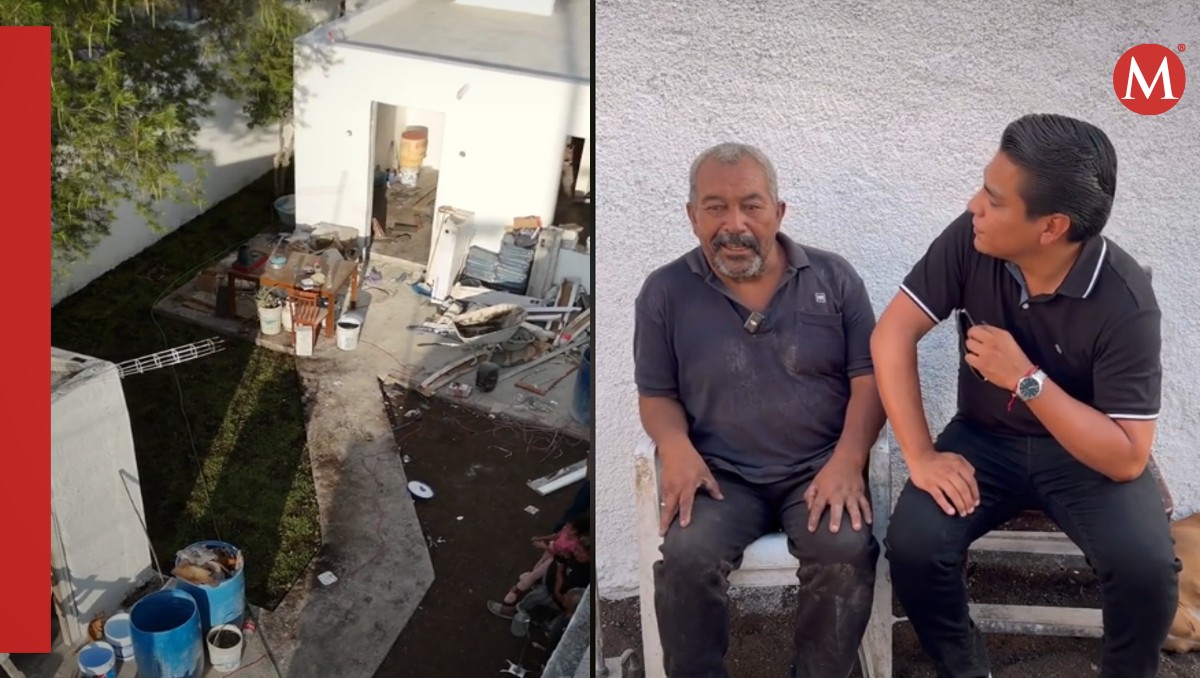 Arquitecto regala casa a hombre y éste le pide para útiles de su hija. | TikTok @juve3dstudio