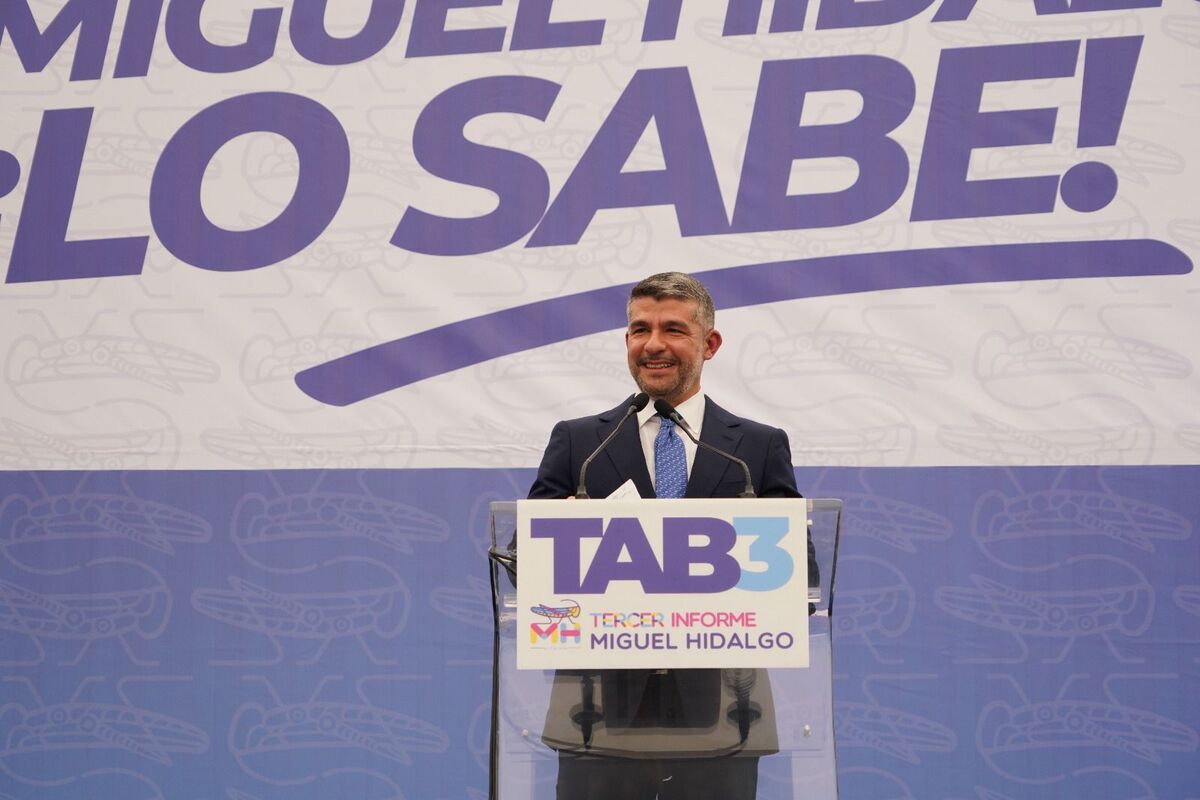 Mauricio Tabe en su Tercer Informe de Gobierno