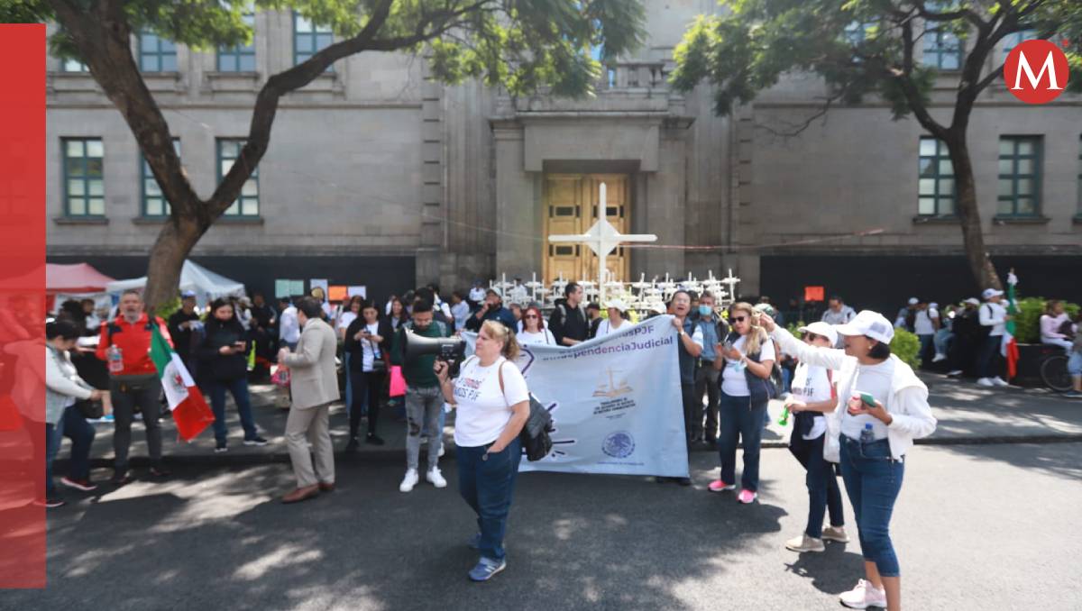 Los ministros declararon día  inhábil por manifestación (Javier Ríos)