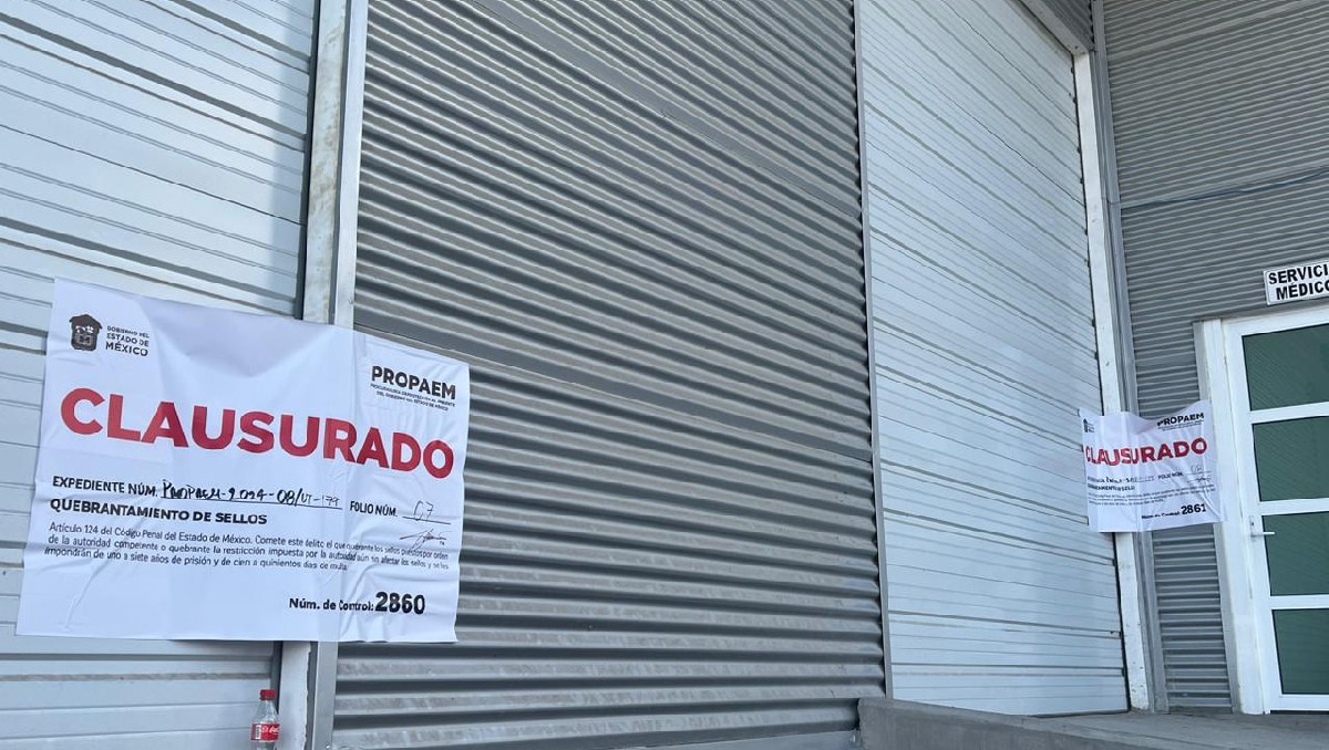 Propaem suspendió las actividades de una empresa de plásticos, pero aseguran que fueron violados los sellos de clausura. Foto: (Especial)