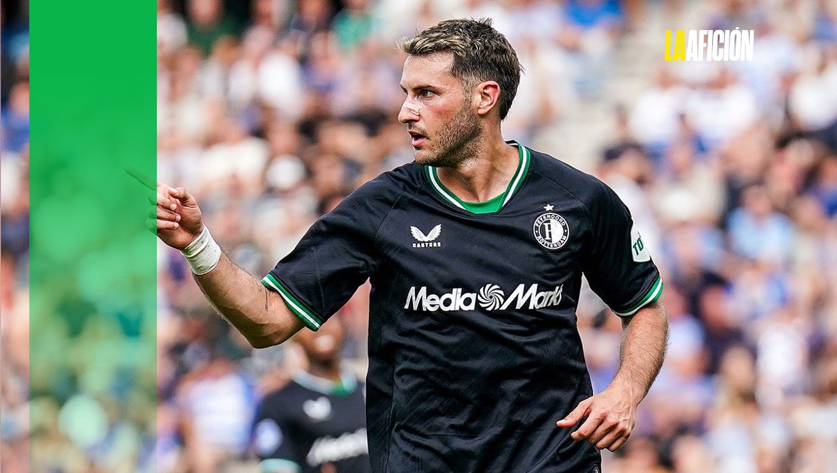 Santiago Giménez, con poca opción para salir de Feyenoord (X: @Santigim11)