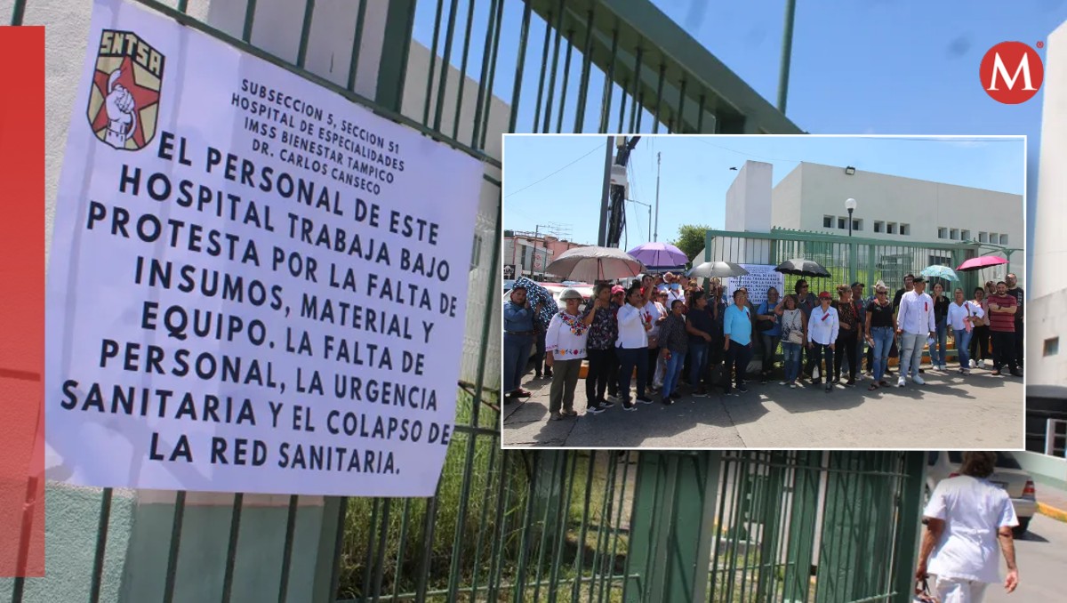 Personal del Hospital Carlos Canseco trabaja bajo protesta. | Yazmín Sánchez