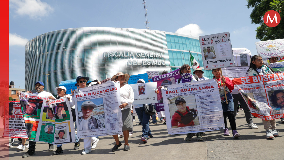 Realizan marcha por víctimas de desaparición forzada en Puebla | EsImagen