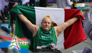La paratleta mexicana Rosa María Guerrero conquistó la medalla de bronce en lanzamiento de disco F55 en los Juegos Paralímpicos de París 2024