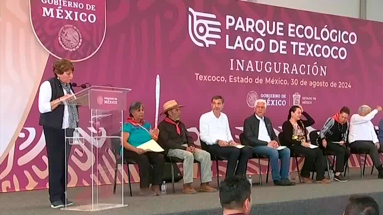 AMLO y Claudia Sheinbaum inauguran el Parque Ecológico Lago de Texcoco