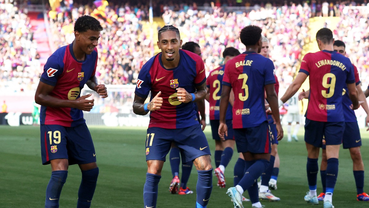 Barceloa golea al Valladolid y se afianza el liderato en La Liga (Reuters)