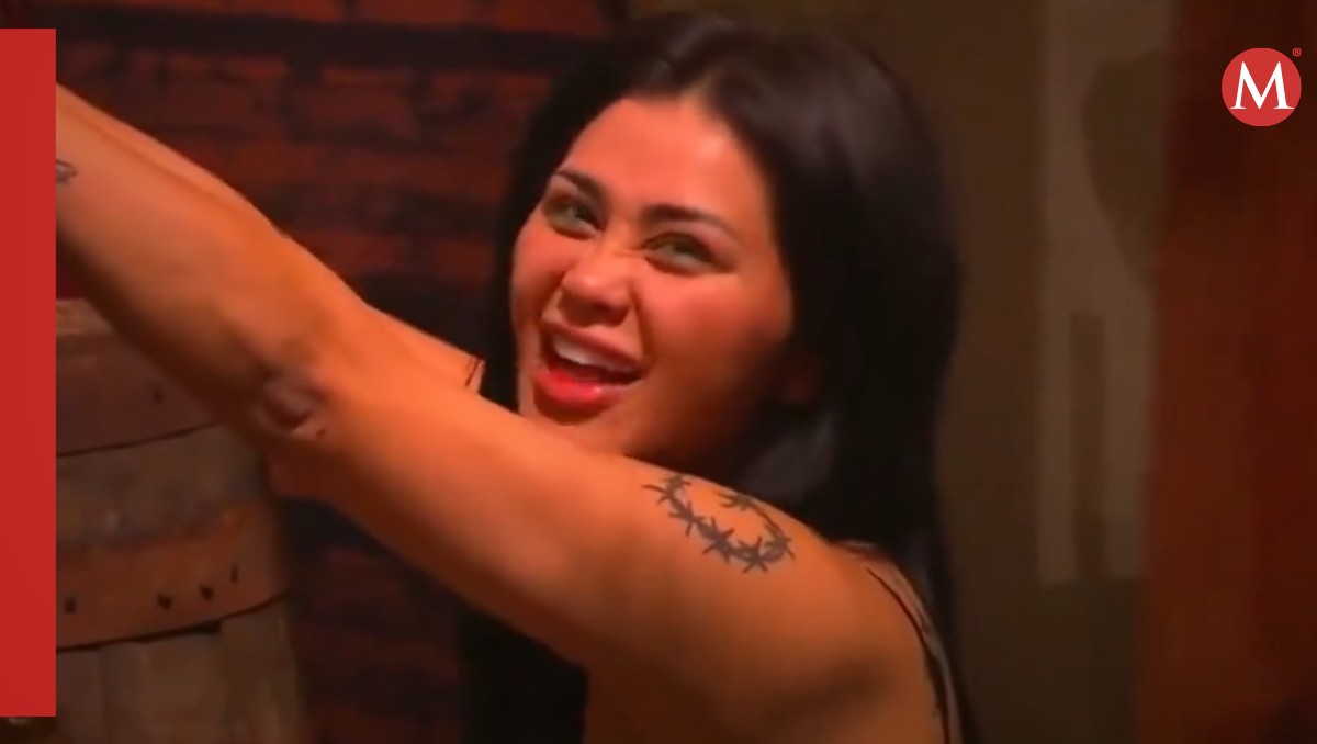 Gomita durante la fiesta en el reality show | Captura