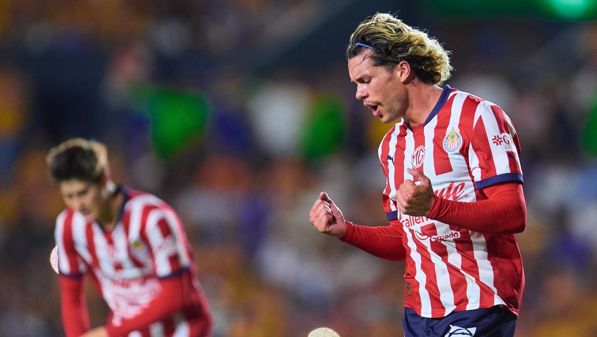 El jugador de Chivas, Cade Cowell, en partido de la Liga MX (Mexsport)