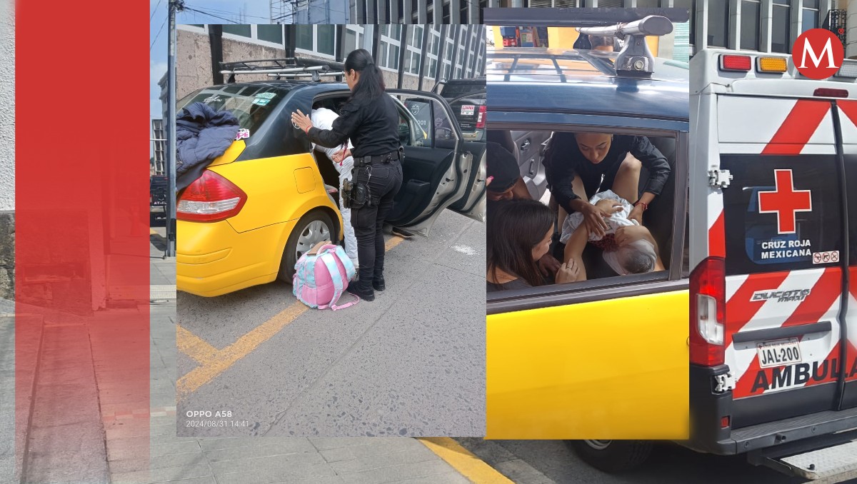 La mujer fue auxiliada por Policías Estatales. (Especial)
