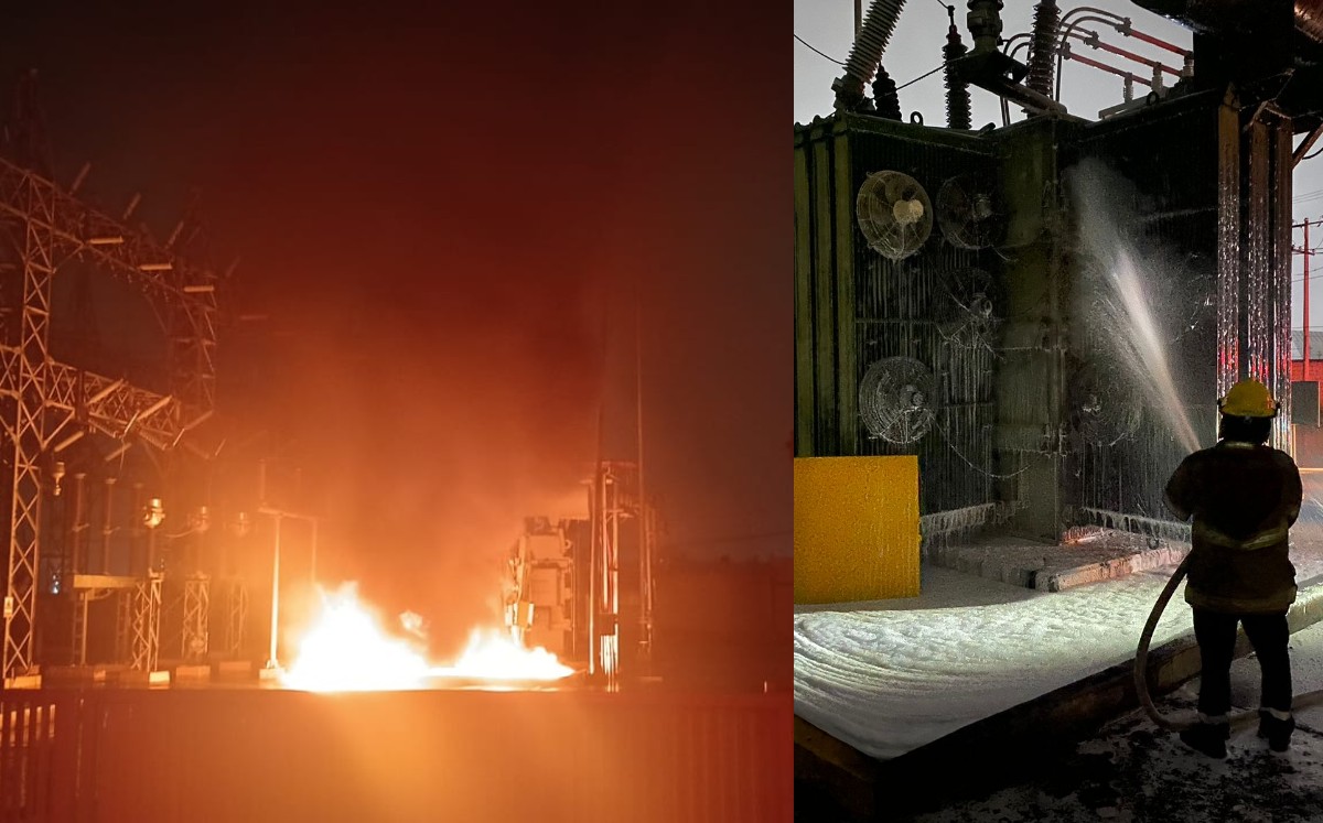 Incendio en planta distribuidora de CFE. l Especial