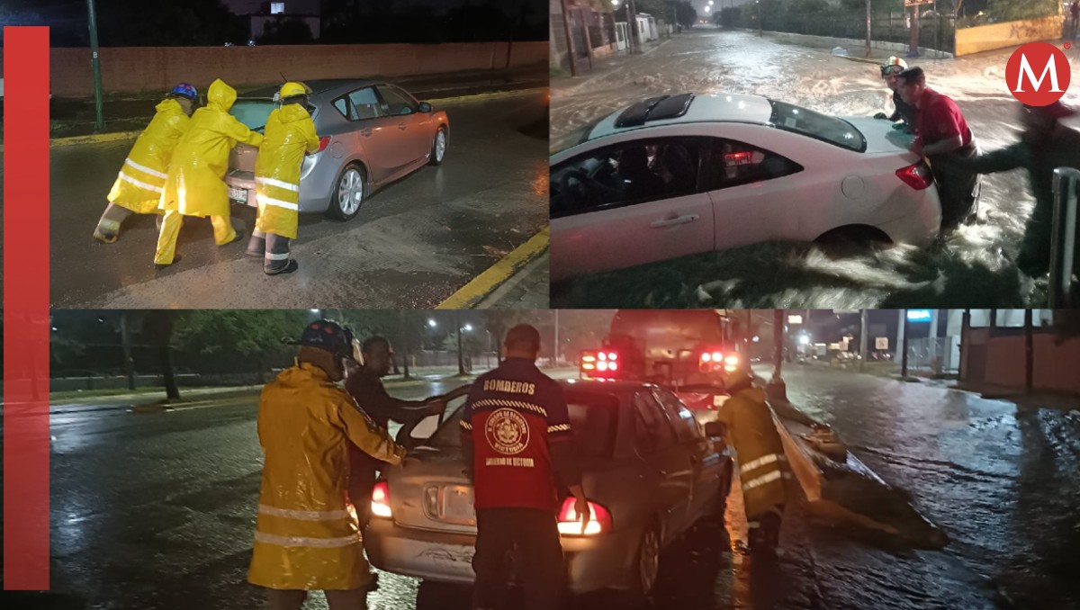 Lluvias causan afectaciones en avenidas de Ciudad Victoria | Protección Civil