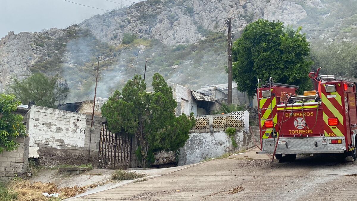 Bomberos de Torreón contuvieron las llamas | Especial