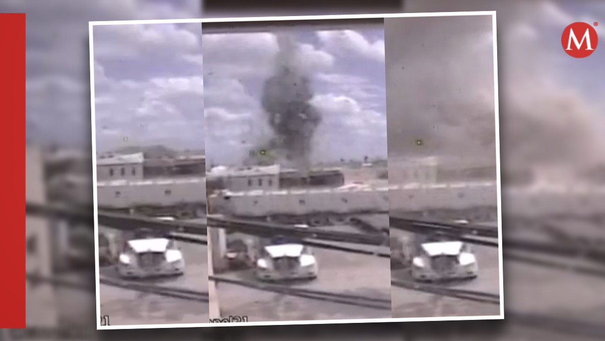 Cámara capta video de momento de explosión en casa de Reynosa