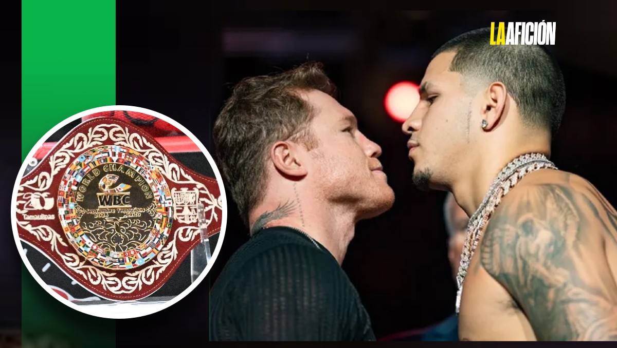 Cinturón para pelea de Canelo vs Berlanga es de artesanos de Tamaulipas.