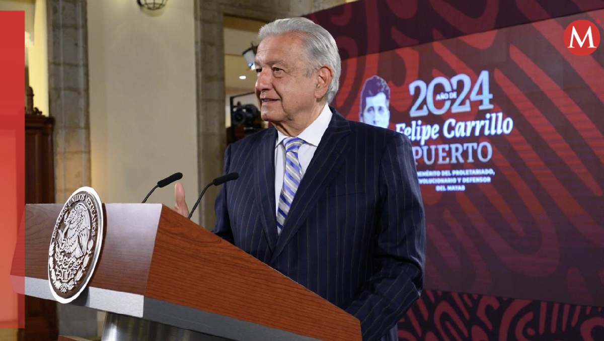 Conferencia mañanera del presidente López Obrador en Palacio Nacional. | Cortesía