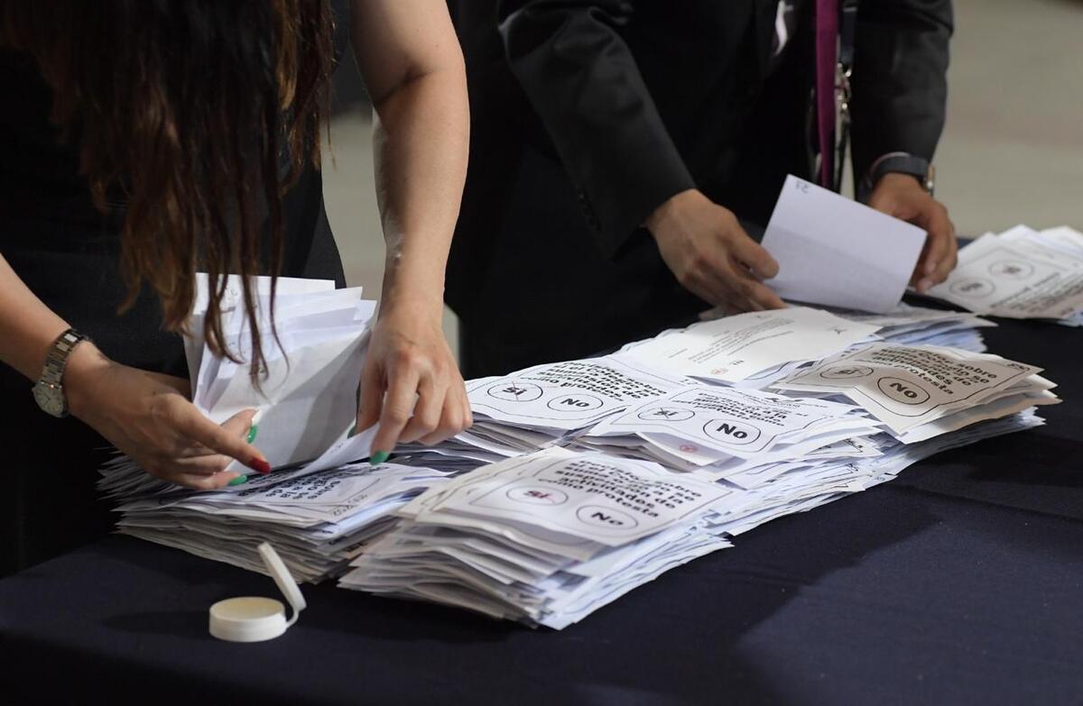 Este lunes se realizó una votación en el Alto Tribunal, donde los trabajadores eligieron ir a para indefinido. | (Rubén Mosso)