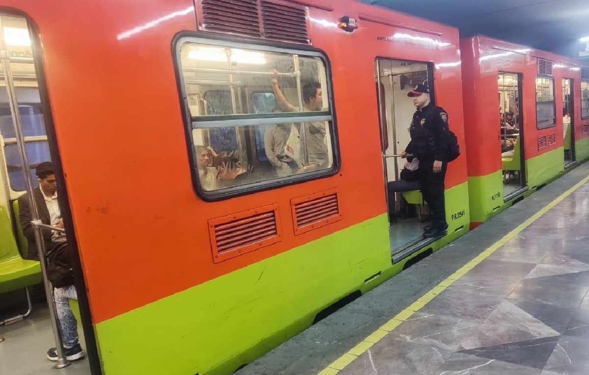 Metro Linea 3 detenido (X/@MetroCDMX)