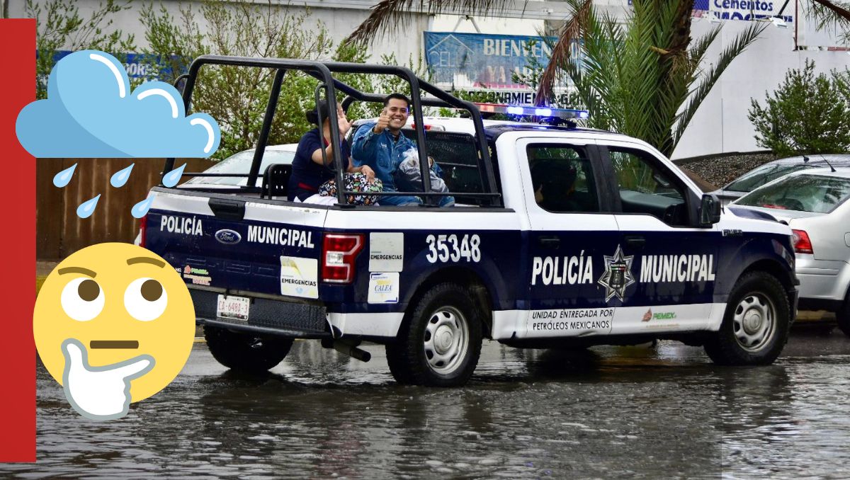 Anegación en calles de Torreón, Coahuila, ante las lluvias. | Henry García